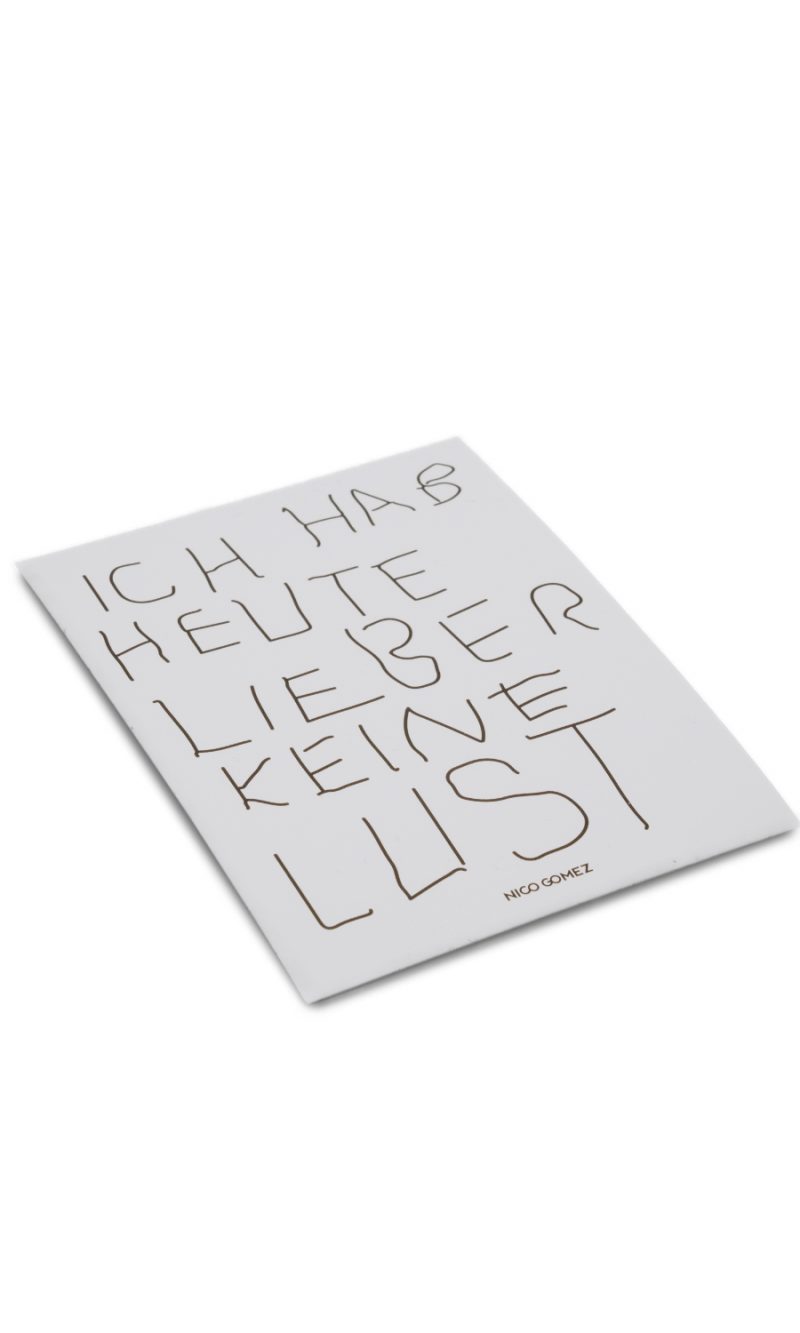 <b>NICO GOMEZ</b><br>KEINE LUST<br>Sticker<br>