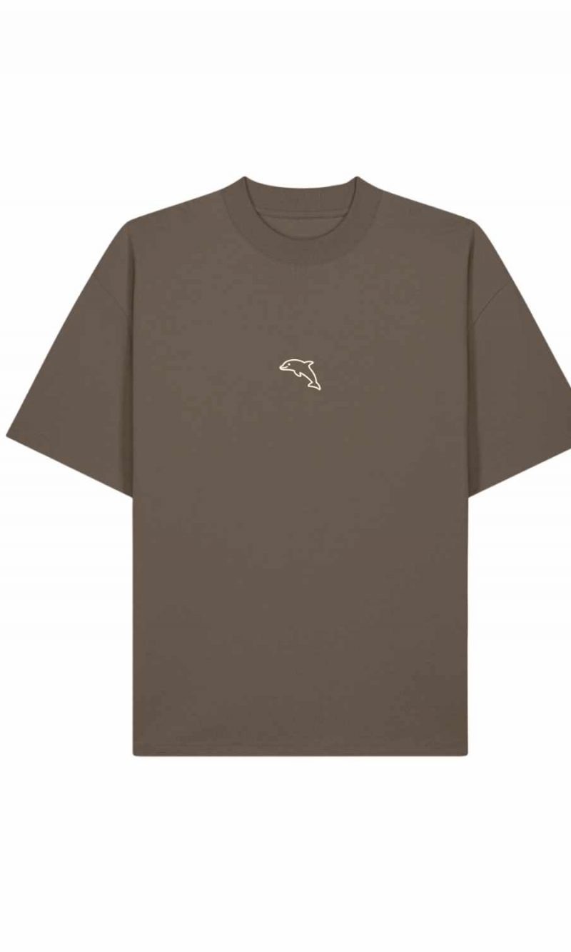 <b>NICO GOMEZ</b> <br>DELFIN<br> Unisex Shirt mocha