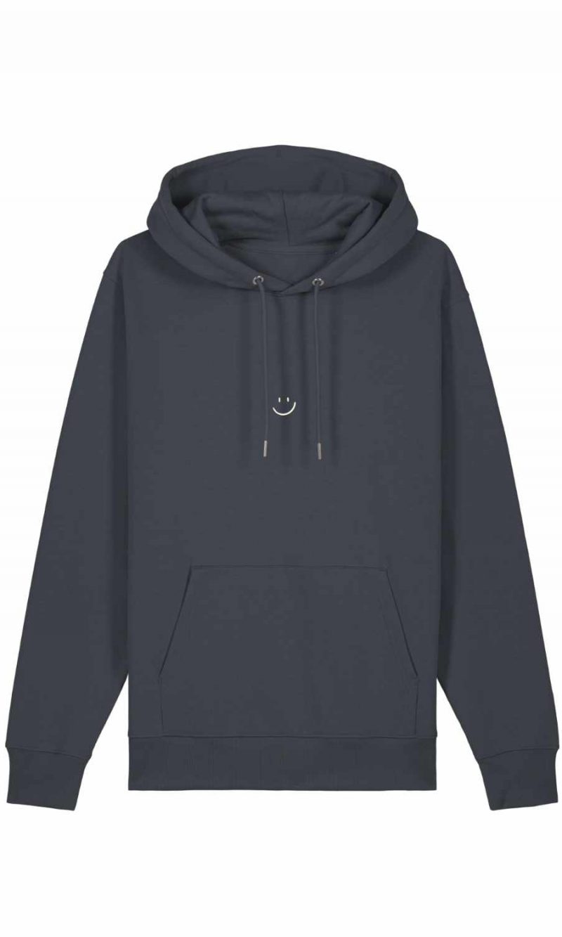 <b>NICO GOMEZ <br>SMILEY</b><br>Unisex Hoodie india ink grey
